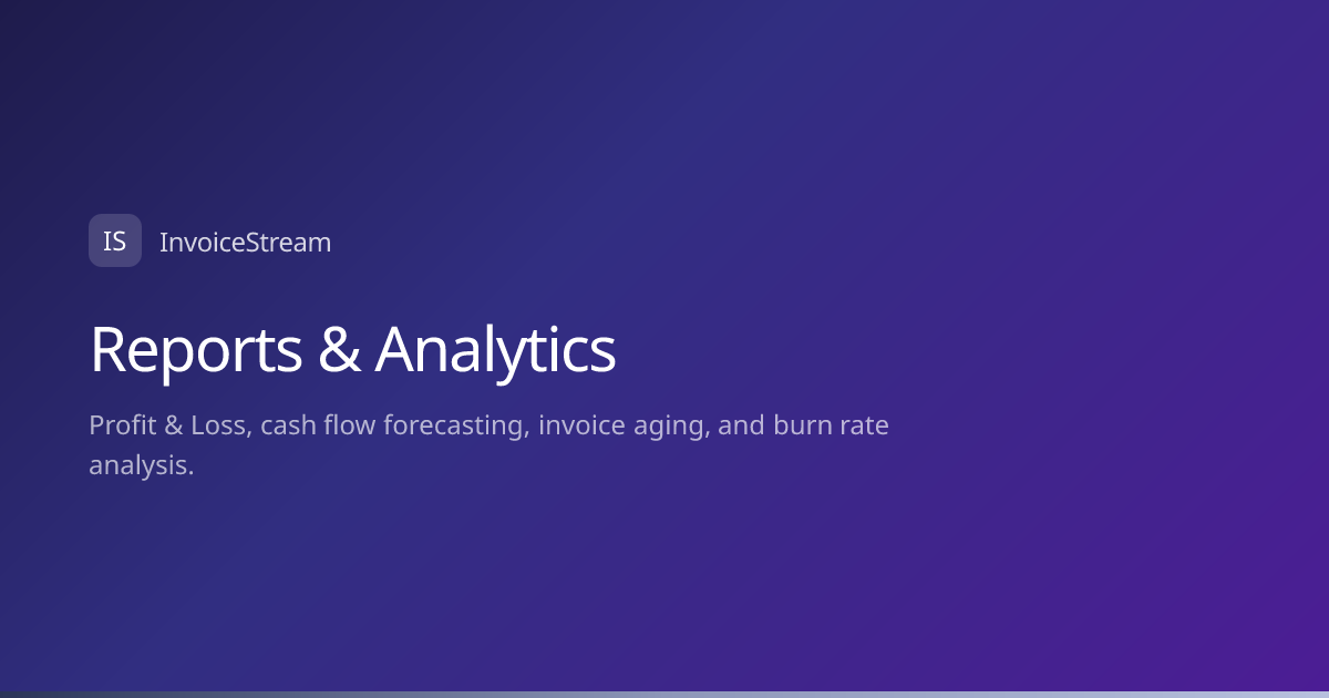 Reports & Analytics